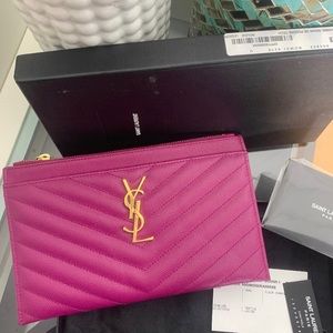 Authentic Saint Laurent Bill Pouch